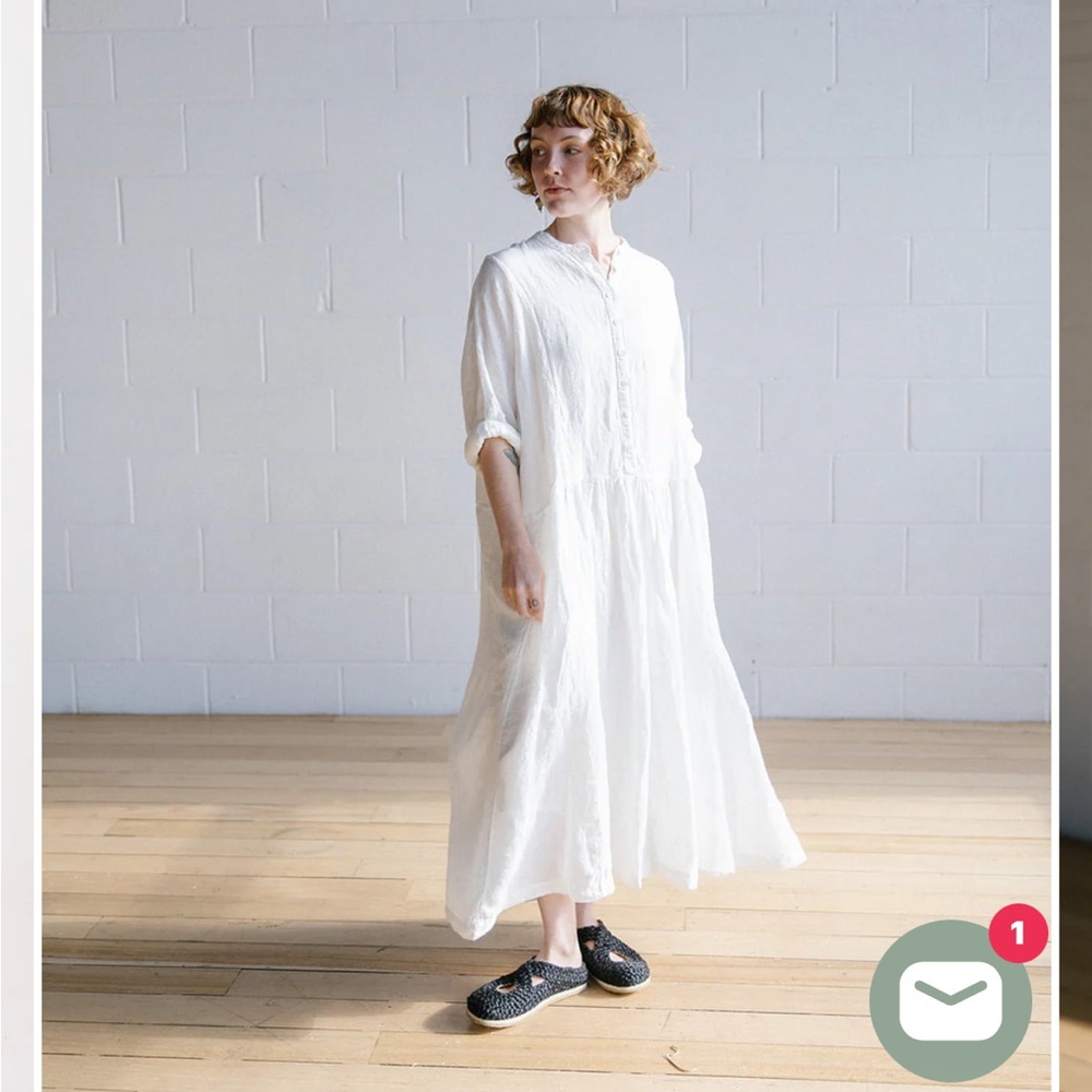 Metta Melbourne Lagenlook Faye Oversized MIDI Shirt Dress